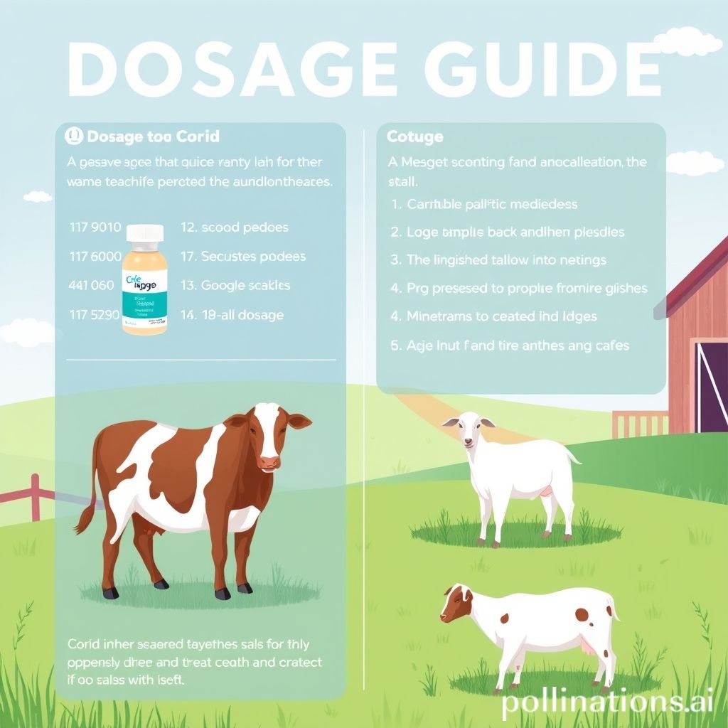 how to dose corid for chickens